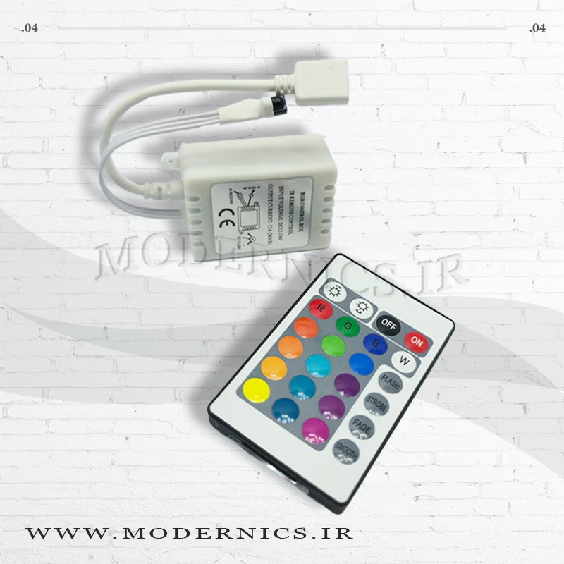 ریموت کنترل 12 آمپر RGB