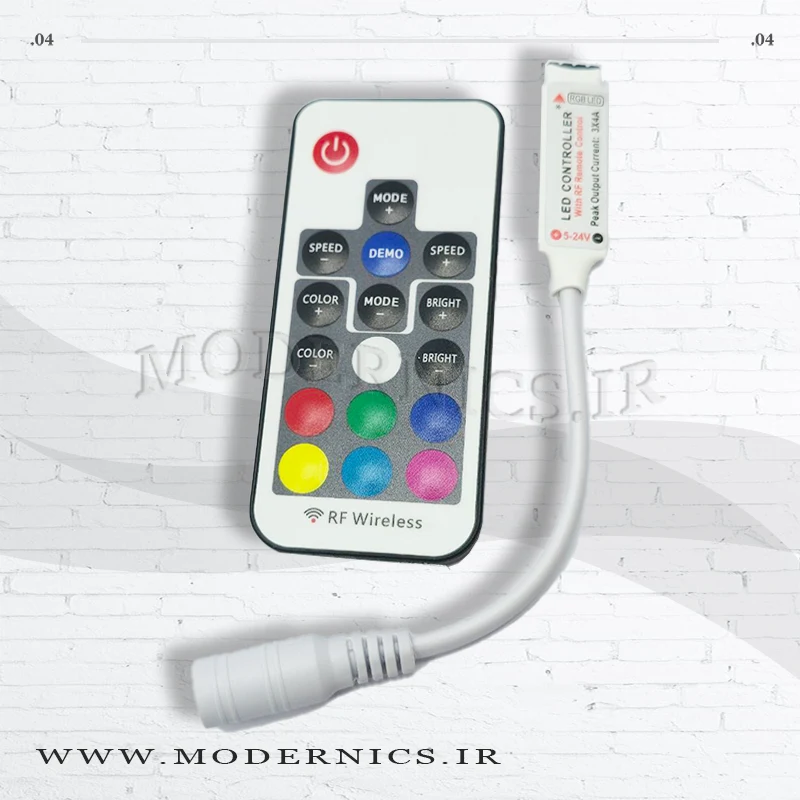 ریموت کنترل RGB آدامسی