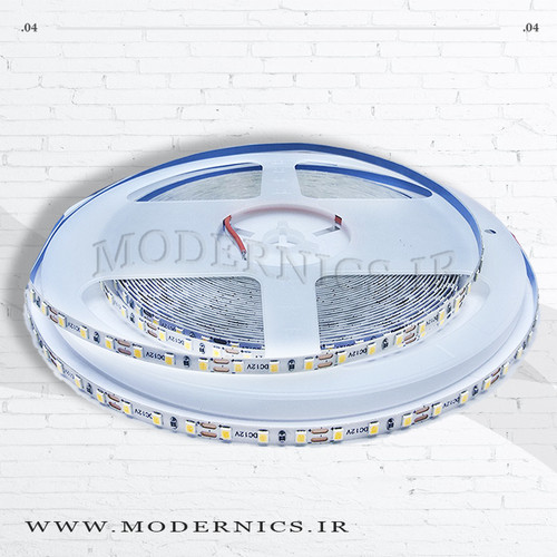 نوار الایدی 2835 سفید گرم - 12 ولت - عرض 5 میلیمتر - IP20