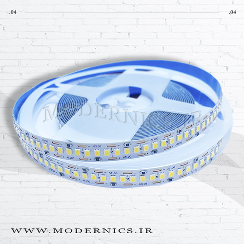 نوار الایدی 2835 - سفید گرم 3000K - 12 ولت - عرض 10 میلیمتر - IP20