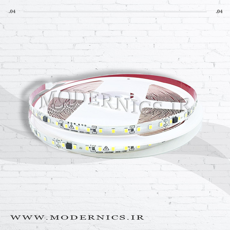 نوار الایدی لونوستار - سفید روشن - 220 ولت - عرض 8 میلیمتر - IP22