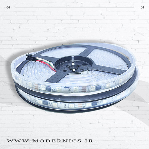 نوار الایدی لانستار RGB - آدرس پذیر WS2811 - 12 ولت - IP67