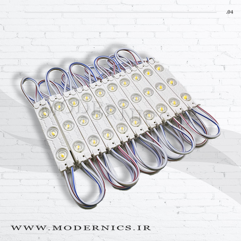 بلوکه ال ای دی 12 ولت لنز دار آفتابی