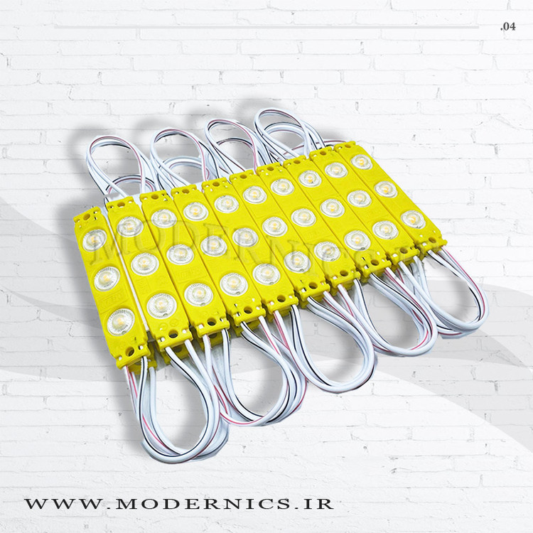 بلوکه ال ای دی 12 ولت لنز دار انبه ای برند توربو