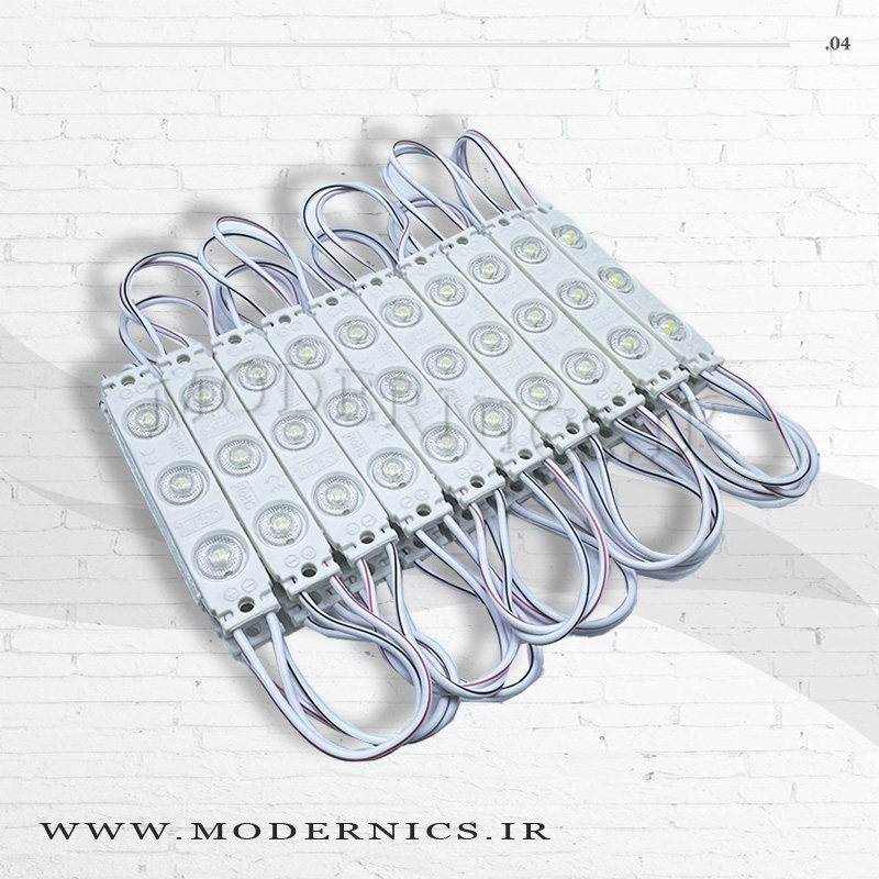 بلوکه ال ای دی 12 ولت لنز دار سفید برند توربو