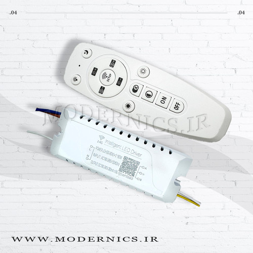 درایور ال ای دی هوشمند سه حالته (60-80w)*2 دارای ریموت کنترل و اپلیکیشن مناسب استریپ های سه رنگ لوستری