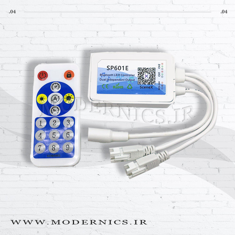 درایور کنترلر بلوتوثی ال ای دی پیکسلی هوشمند مدل sp601 به همراه ریموت