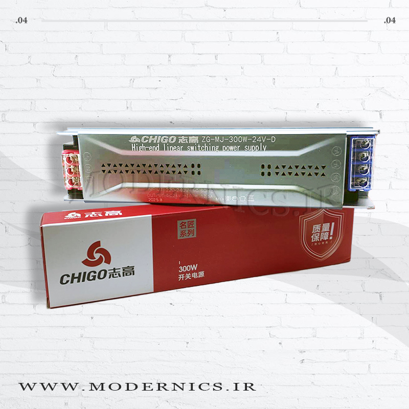 سوئیچینگ اسلیم 24 ولت 12.5 آمپر 300 وات