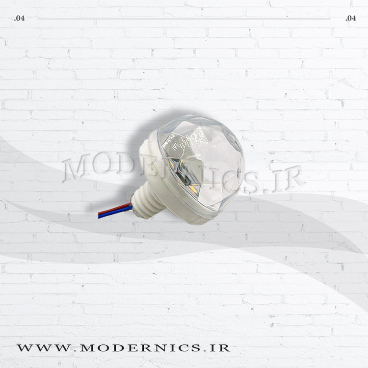 لامپ ال ای دی لاس وگاسی 12 ولت مدل منشوری نور آفتابی