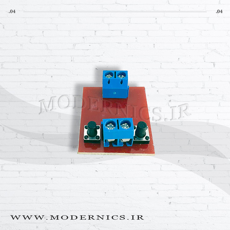 فلاشر چشمک زن 2 کانال تابلو ای ای دی 12 ولت هر خروجی 7 امپر